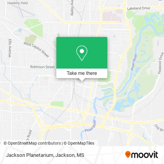 Jackson Planetarium map