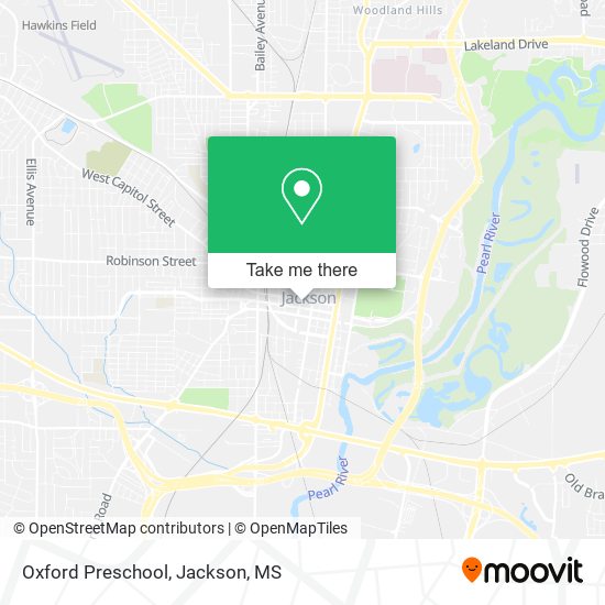 Oxford Preschool map