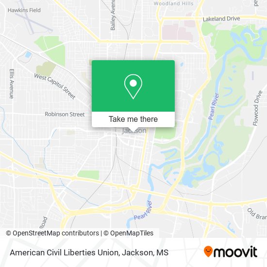 Mapa de American Civil Liberties Union