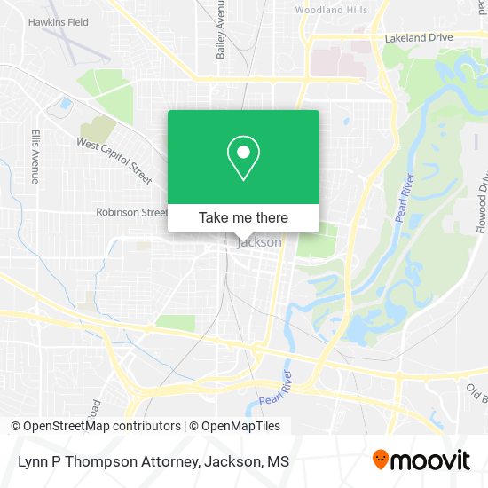 Lynn P Thompson Attorney map