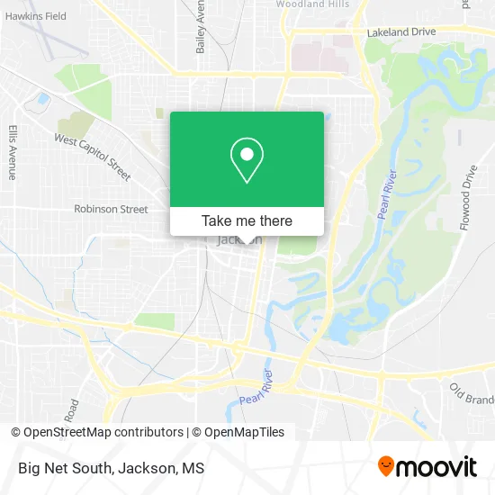 Big Net South map