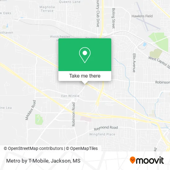 Metro by T-Mobile map