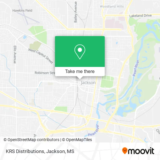 KRS Distributions map