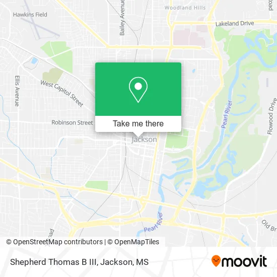 Mapa de Shepherd Thomas B III