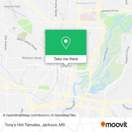 Mapa de Tony's Hot Tamales