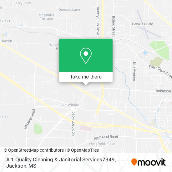 Mapa de A 1 Quality Cleaning & Janitorial Services7349