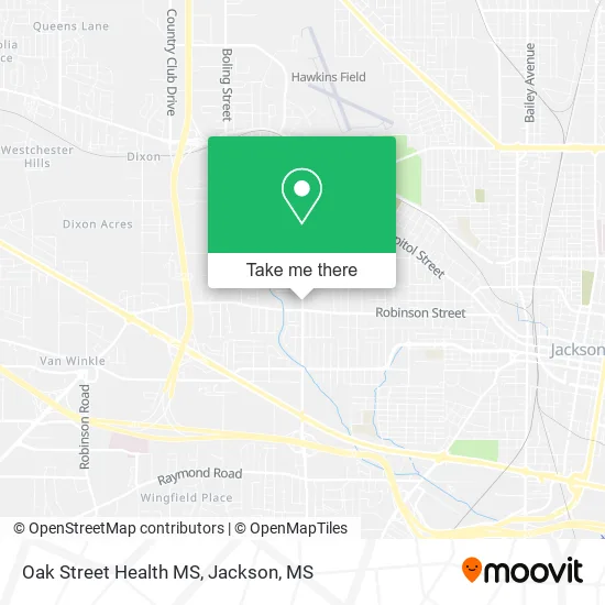 Oak Street Health MS map