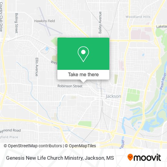 Genesis New Life Church Ministry map