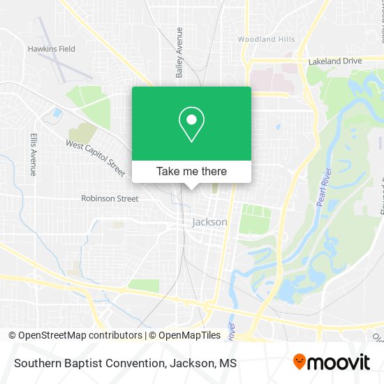 Southern Baptist Convention map