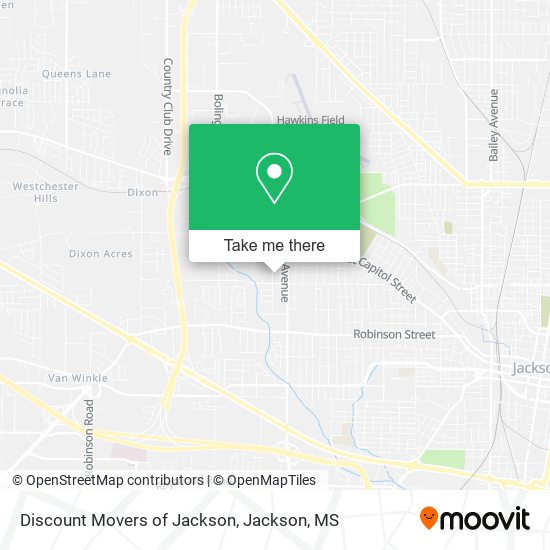 Discount Movers of Jackson map
