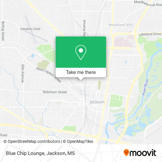 Blue Chip Lounge map