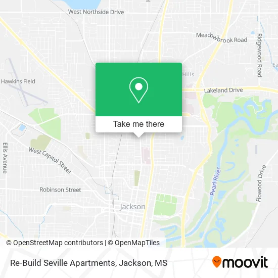 Re-Build Seville Apartments map