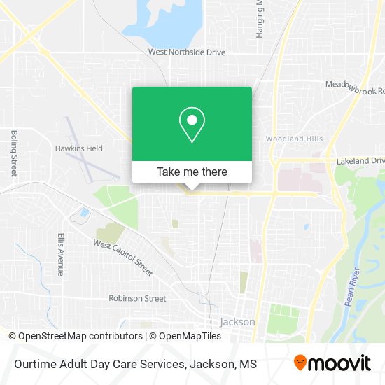Mapa de Ourtime Adult Day Care Services