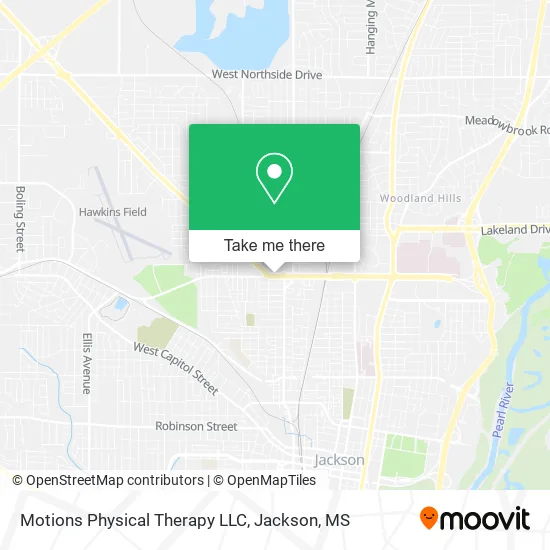 Motions Physical Therapy LLC map