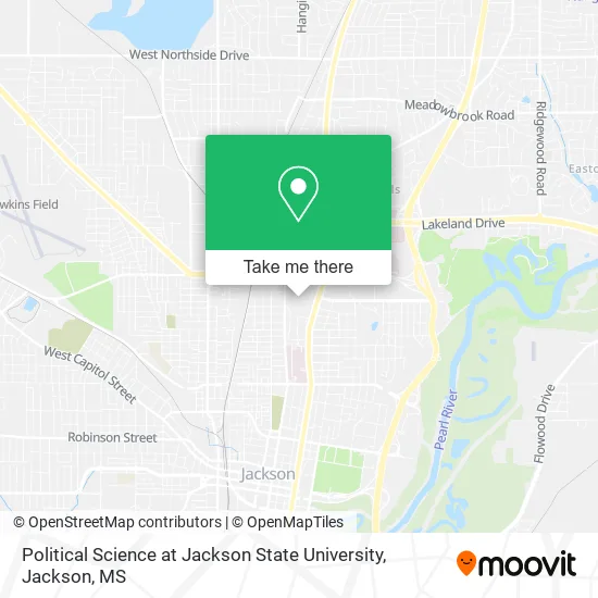 Political Science at Jackson State University map