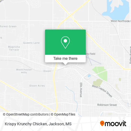 Krispy Krunchy Chicken map