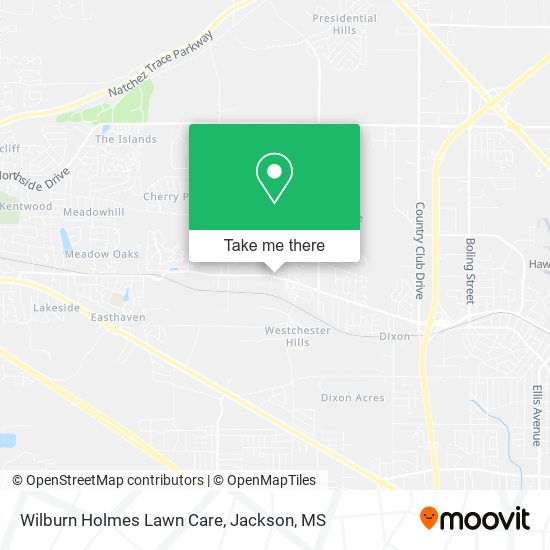 Mapa de Wilburn Holmes Lawn Care