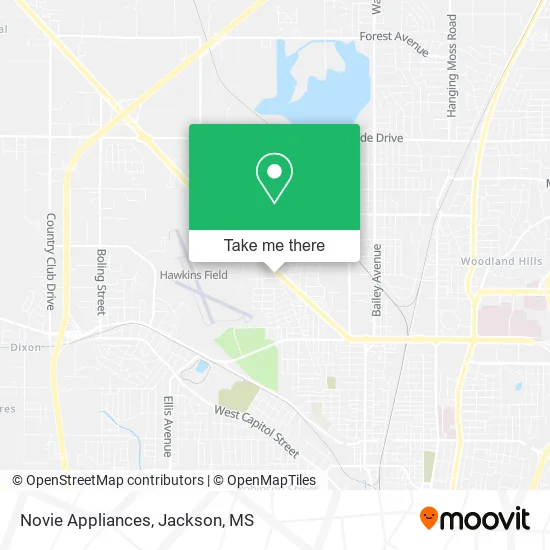 Mapa de Novie Appliances