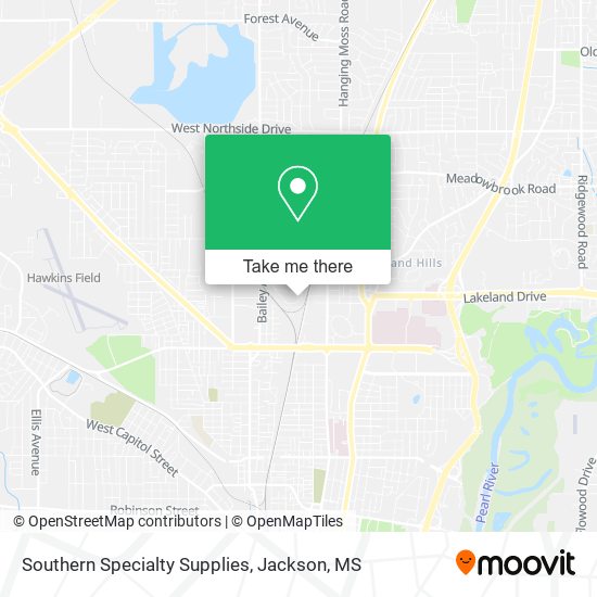 Mapa de Southern Specialty Supplies