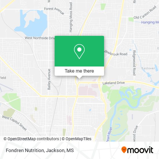 Mapa de Fondren Nutrition