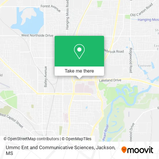 Ummc Ent and Communicative Sciences map