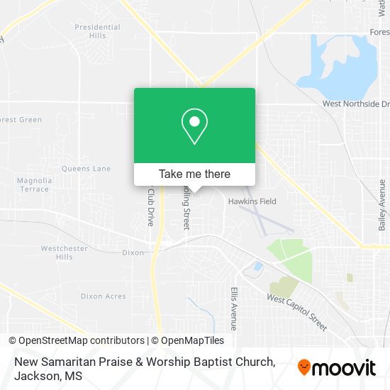 New Samaritan Praise & Worship Baptist Church map