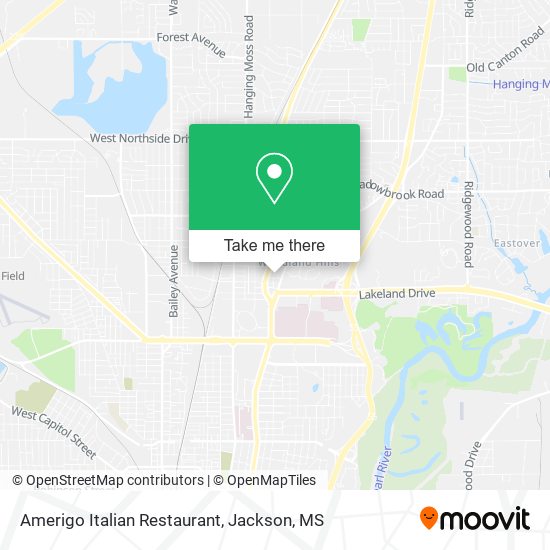 Amerigo Italian Restaurant map