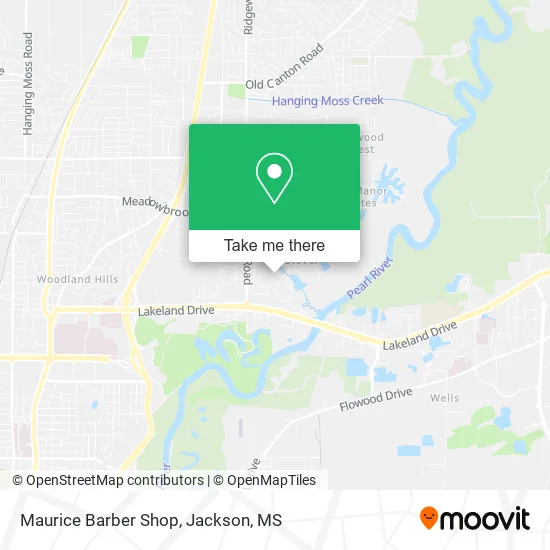 Maurice Barber Shop map