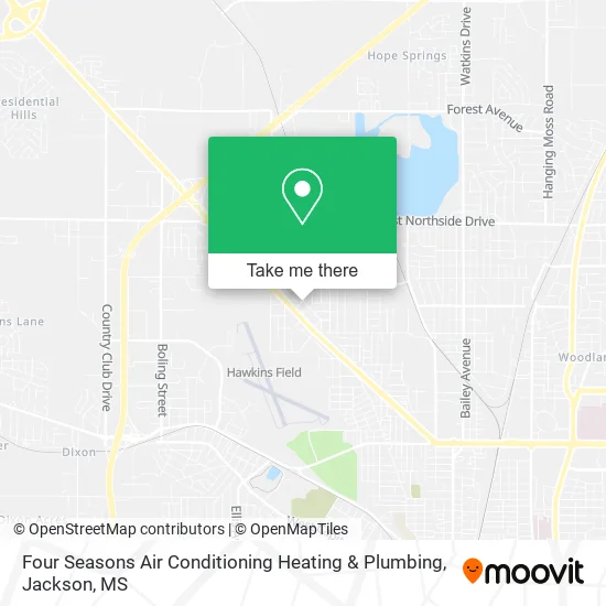Four Seasons Air Conditioning Heating & Plumbing map