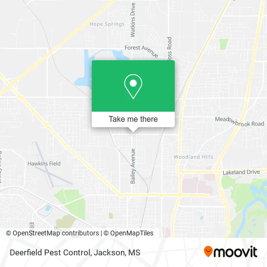 Deerfield Pest Control map