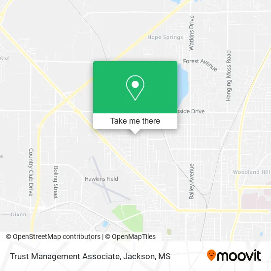 Trust Management Associate map