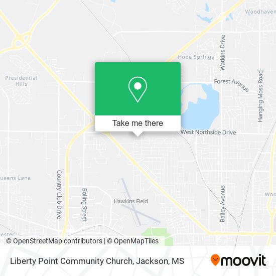 Mapa de Liberty Point Community Church