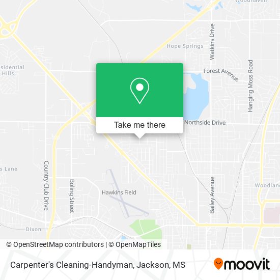 Carpenter's Cleaning-Handyman map