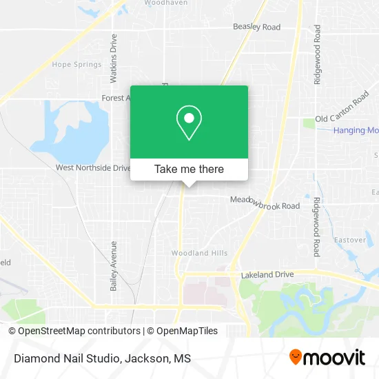 Diamond Nail Studio map