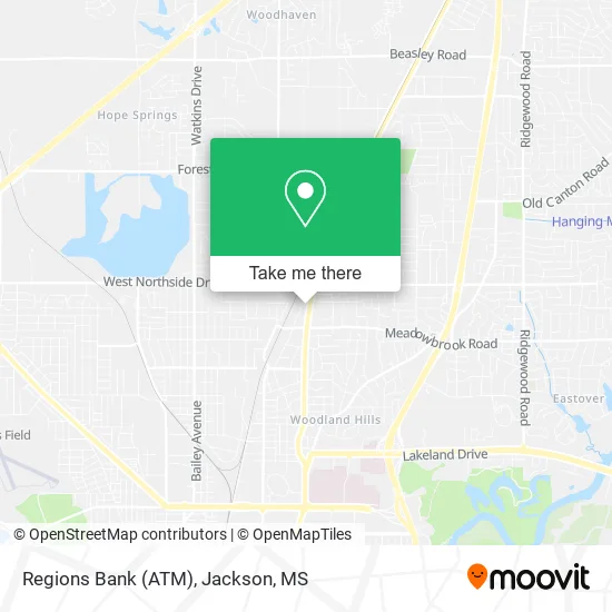 Regions Bank (ATM) map