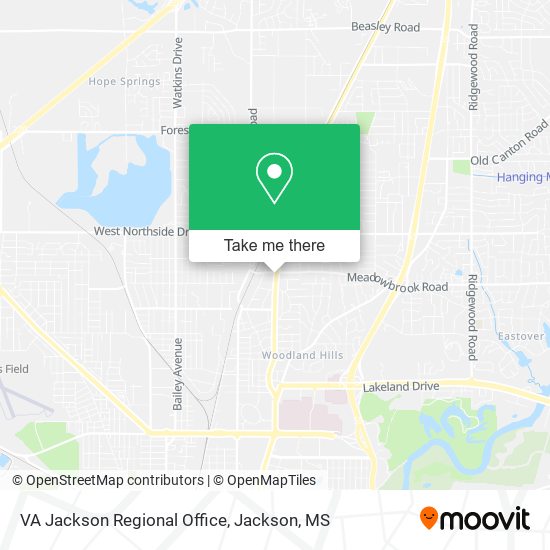 Mapa de VA Jackson Regional Office