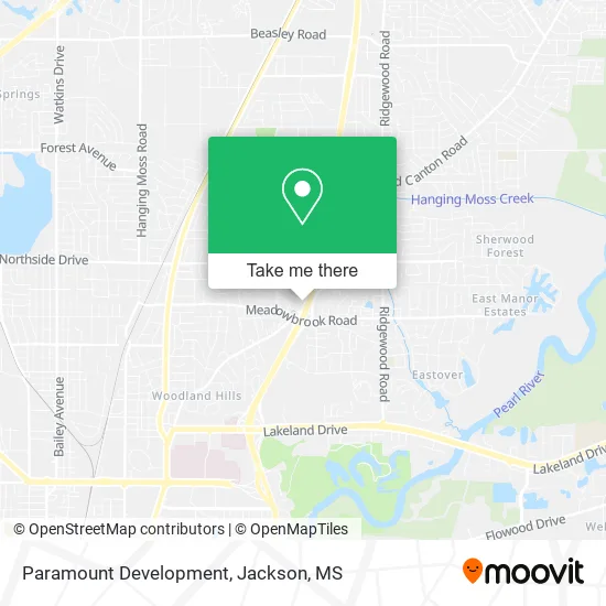 Paramount Development map