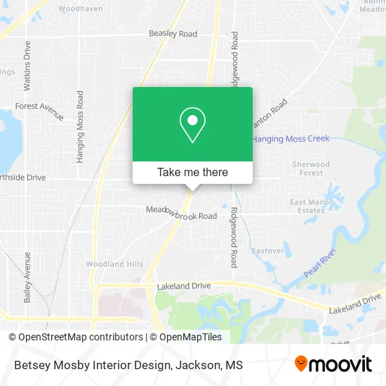 Betsey Mosby Interior Design map