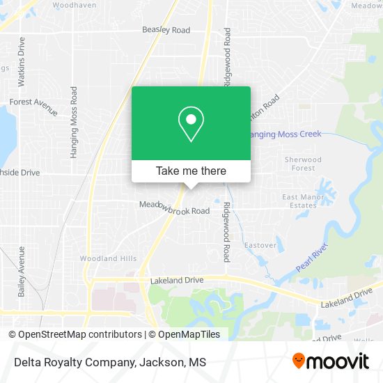 Delta Royalty Company map
