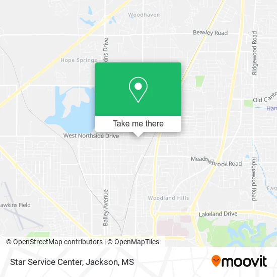 Star Service Center map