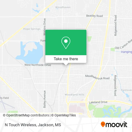 N Touch Wireless map