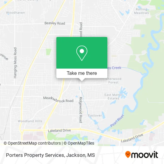 Porters Property Services map