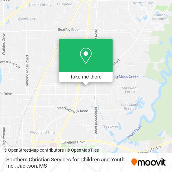 Mapa de Southern Christian Services for Children and Youth, Inc.