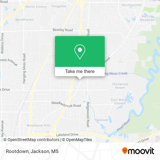Rootdown map
