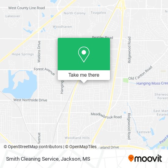 Smith Cleaning Service map