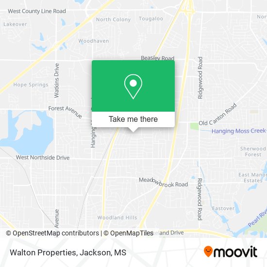 Walton Properties map