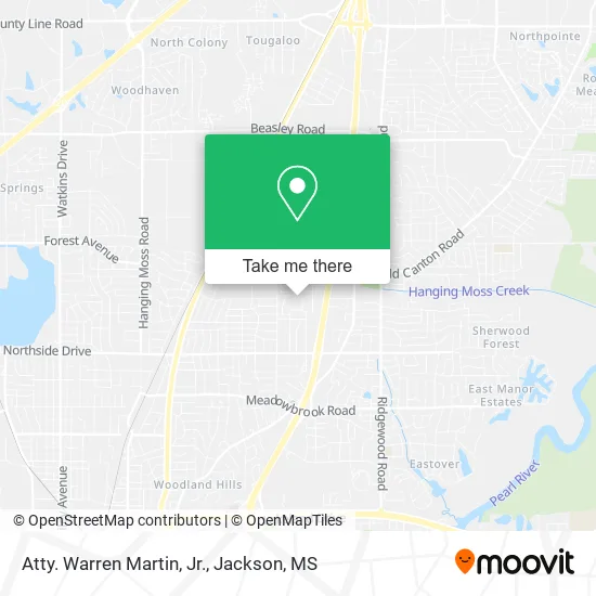 Atty. Warren Martin, Jr. map
