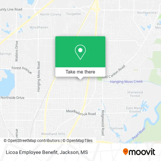 Licoa Employee Benefit map