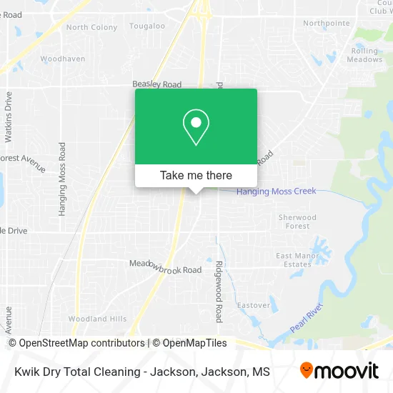 Kwik Dry Total Cleaning - Jackson map