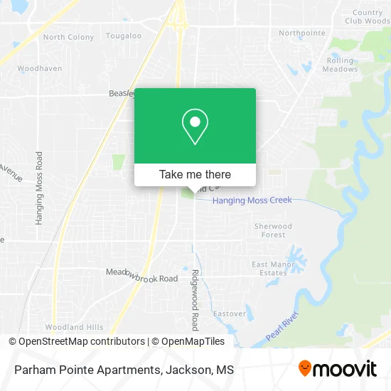 Parham Pointe Apartments map